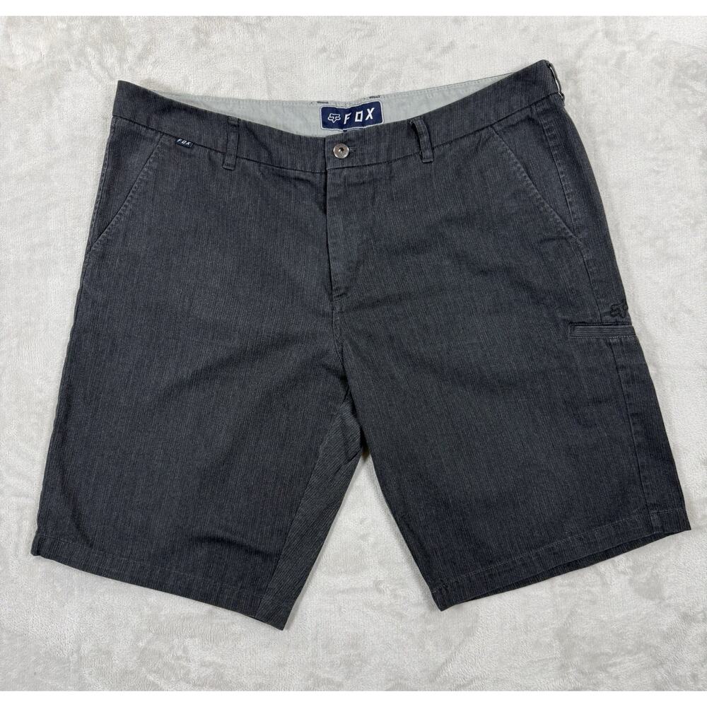 Fox Racing Men’s Gray Hybrid Chino Shorts Size 40 Skate Surf Casual